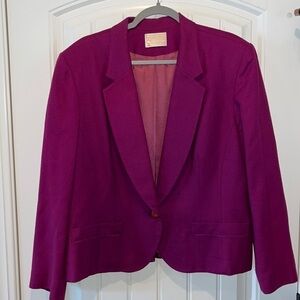 Beautiful vintage magenta Pendleton wool blacker jacket wool office size L/XL
